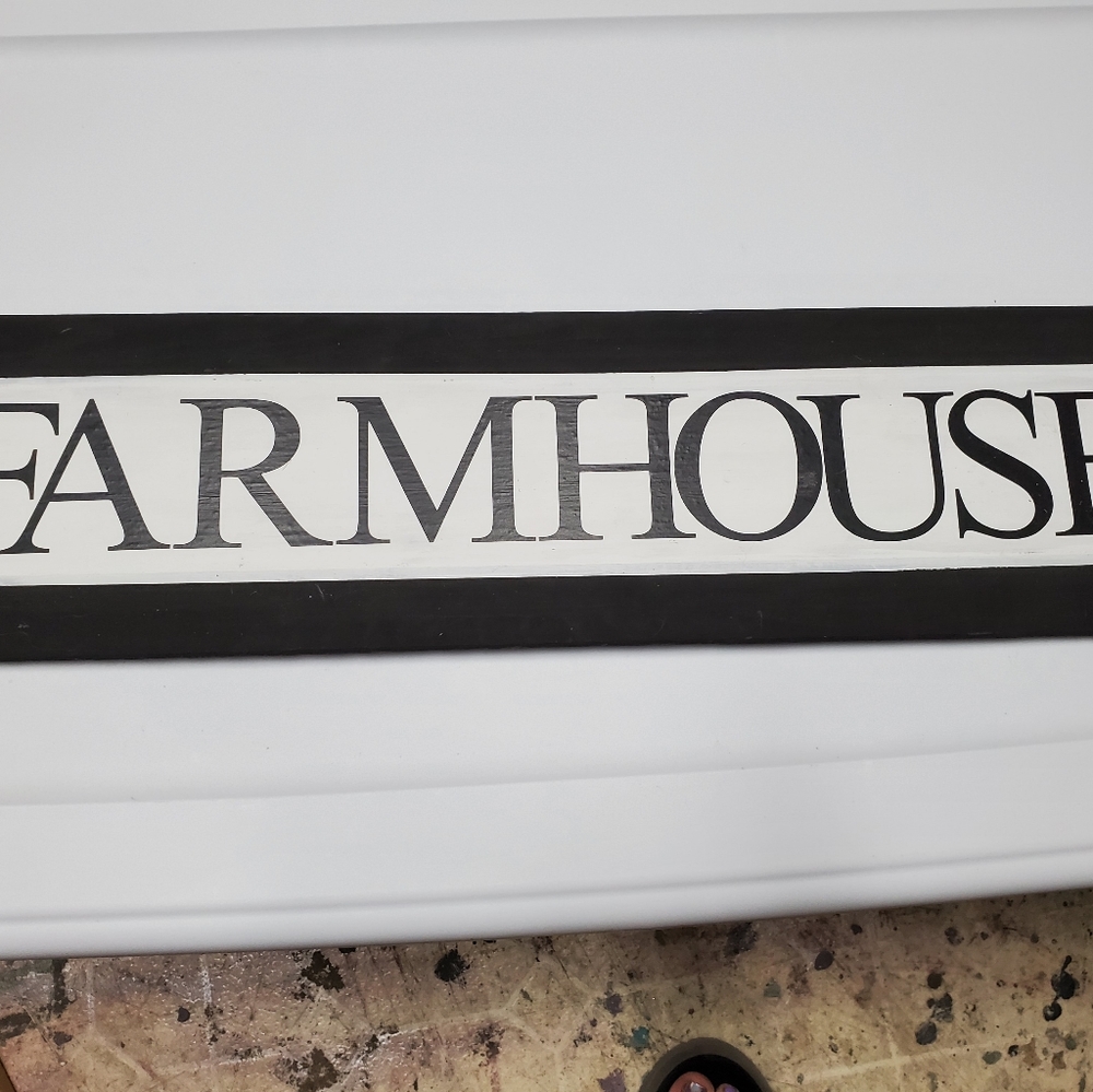 Farmhouse sign